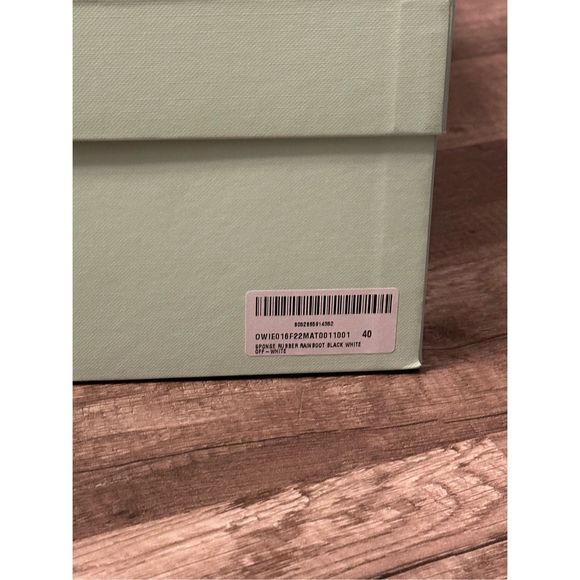 Off-White Sponge Rubber Rain Boots - Picture 14 of 14